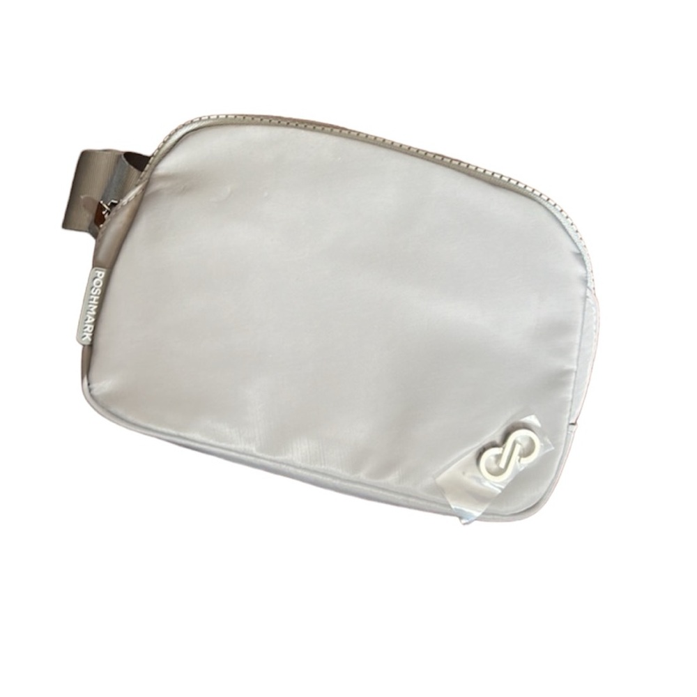 Poshmark belt bag with Poshmark logo Color gray …